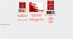 Desktop Screenshot of mittagautosalvage.com